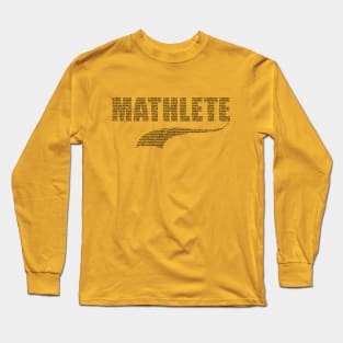 Mathlete - funny math appreciation Long Sleeve T-Shirt